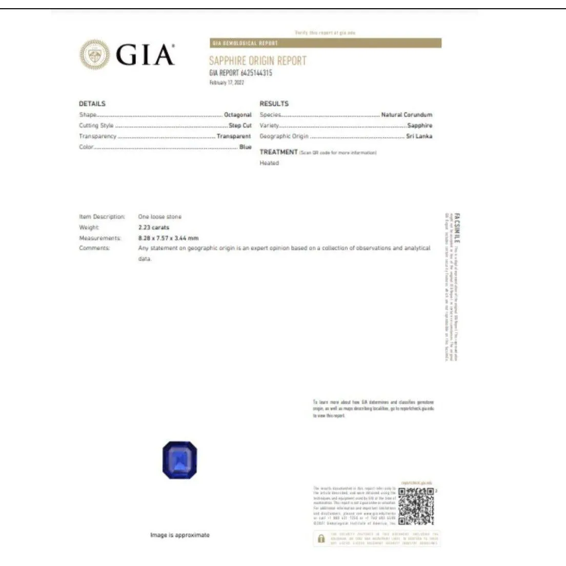GIA Certified 2.23 Carat Square Cut Blue Sapphire Men's Matte Finish 18K Ring